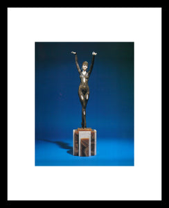 Dourga a bronze and ivory figure Window Mounted Tear sheet