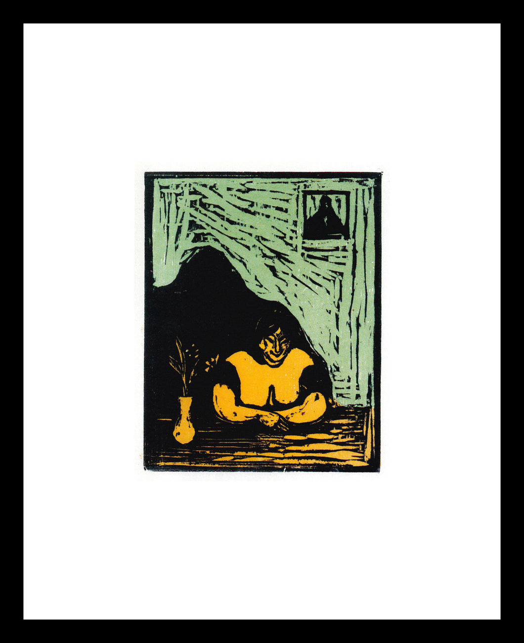 Edvard Munch Die dicke Dirne 1899 Window Mounted Tear sheet