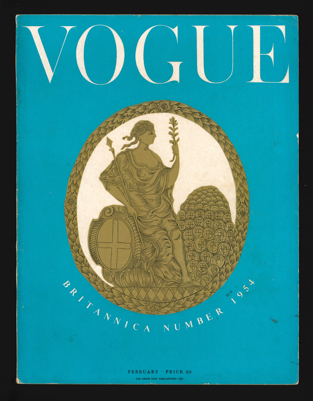 Vogue UK Feb 1954 - Britannica Issue