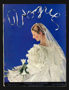 Vogue UK June 14 1933 - Bridal Fashion
