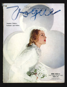 Vogue UK June 1941 - Bridal Fashion