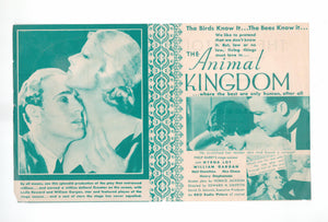 Animal Kingdom, 1932