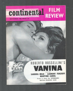 Continental Film Review Nov 1962