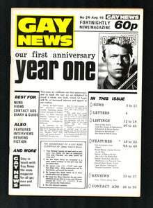 Gay News No 26 Aug 16 1984