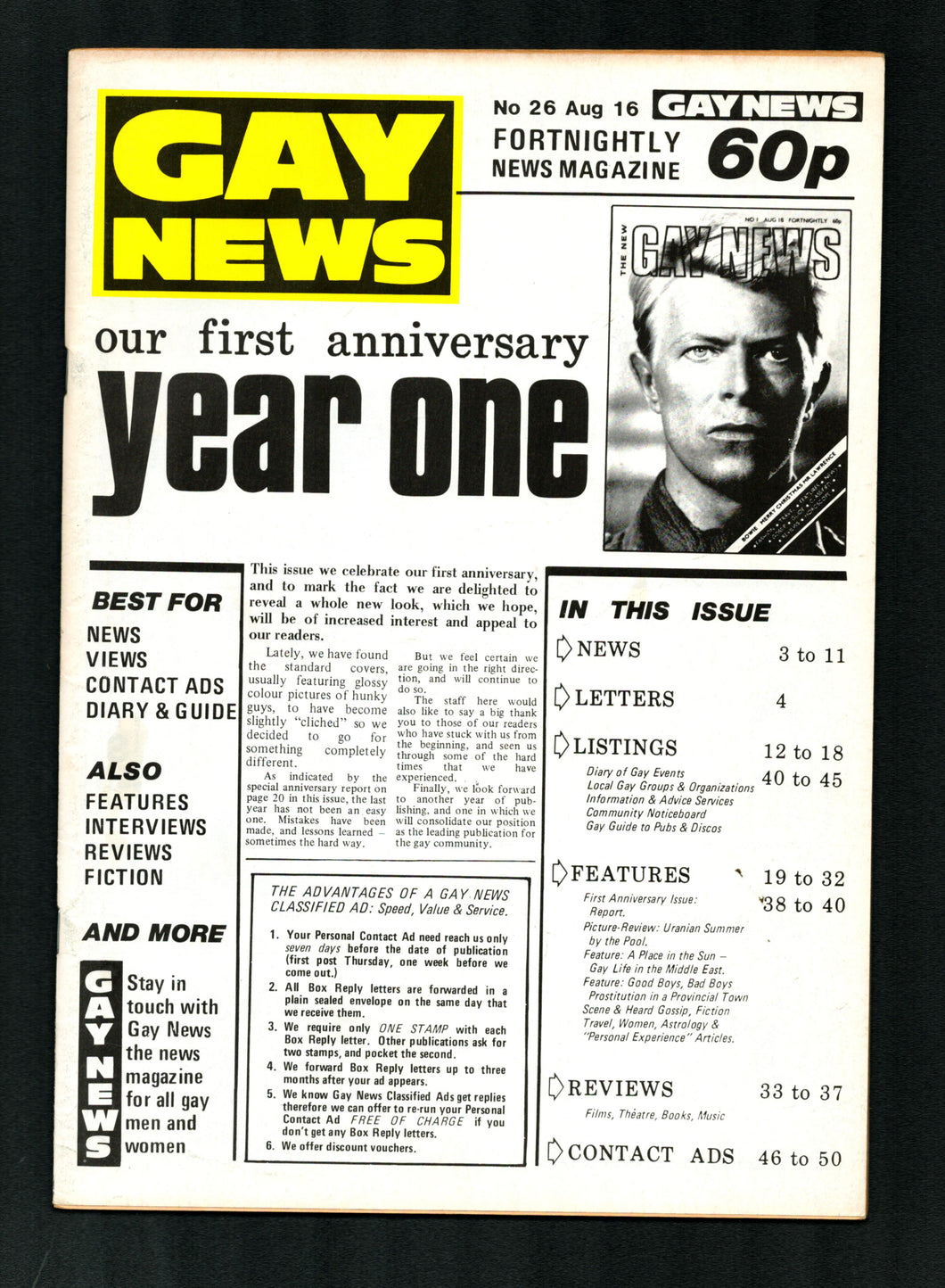 Gay News No 26 Aug 16 1984