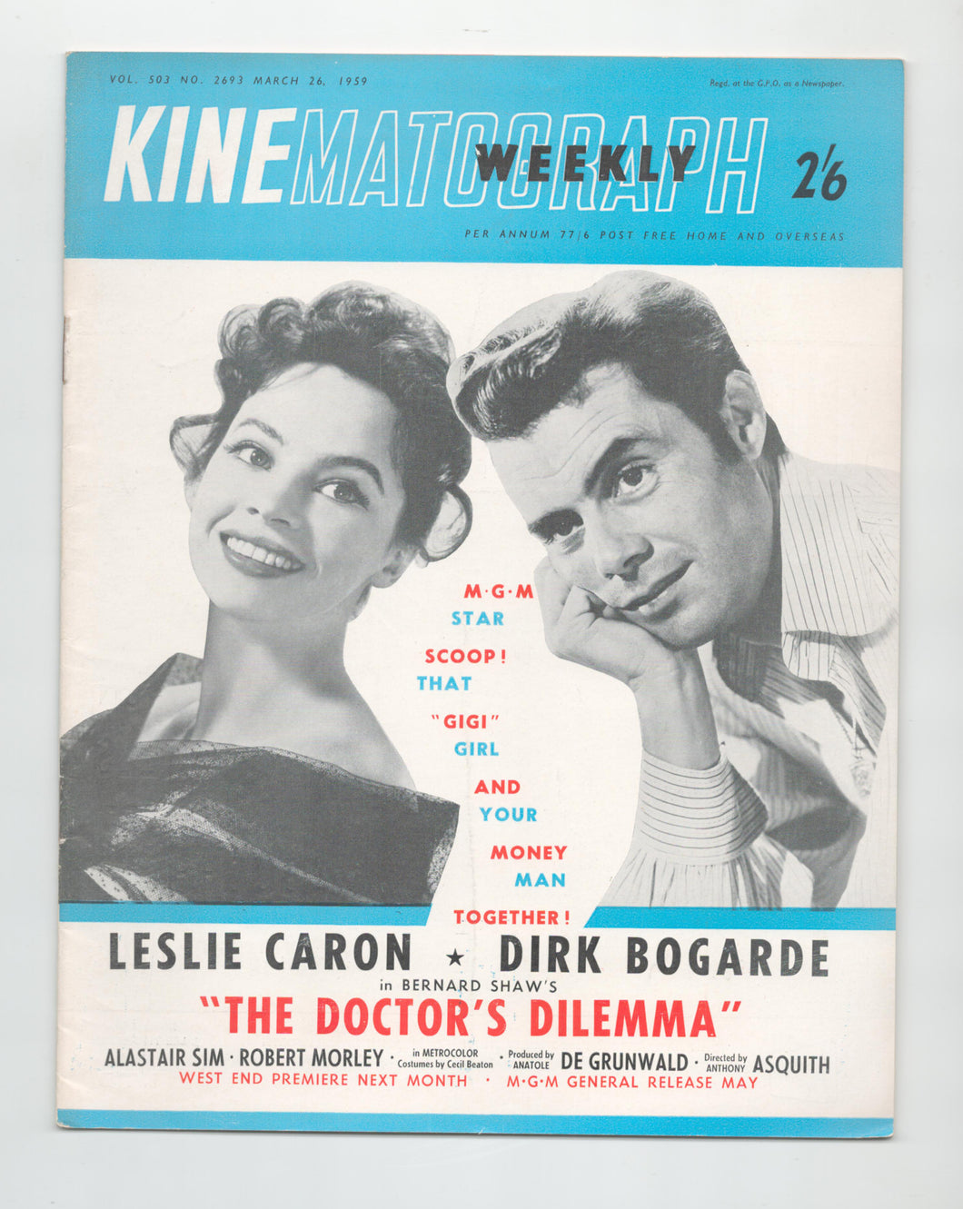 Kine Weekly No 2693 March 26 1959