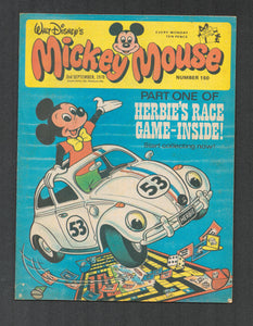 Mickey Mouse No 150 Sept 2 1978