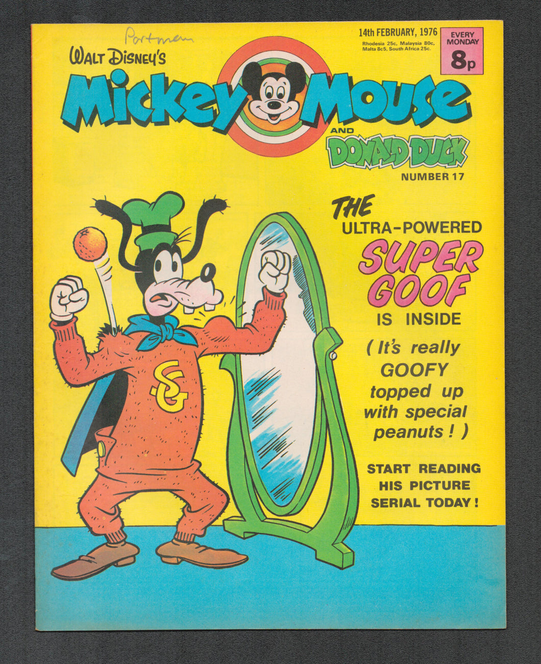 Mickey Mouse and Donald Duck No 17 Feb 14 1976