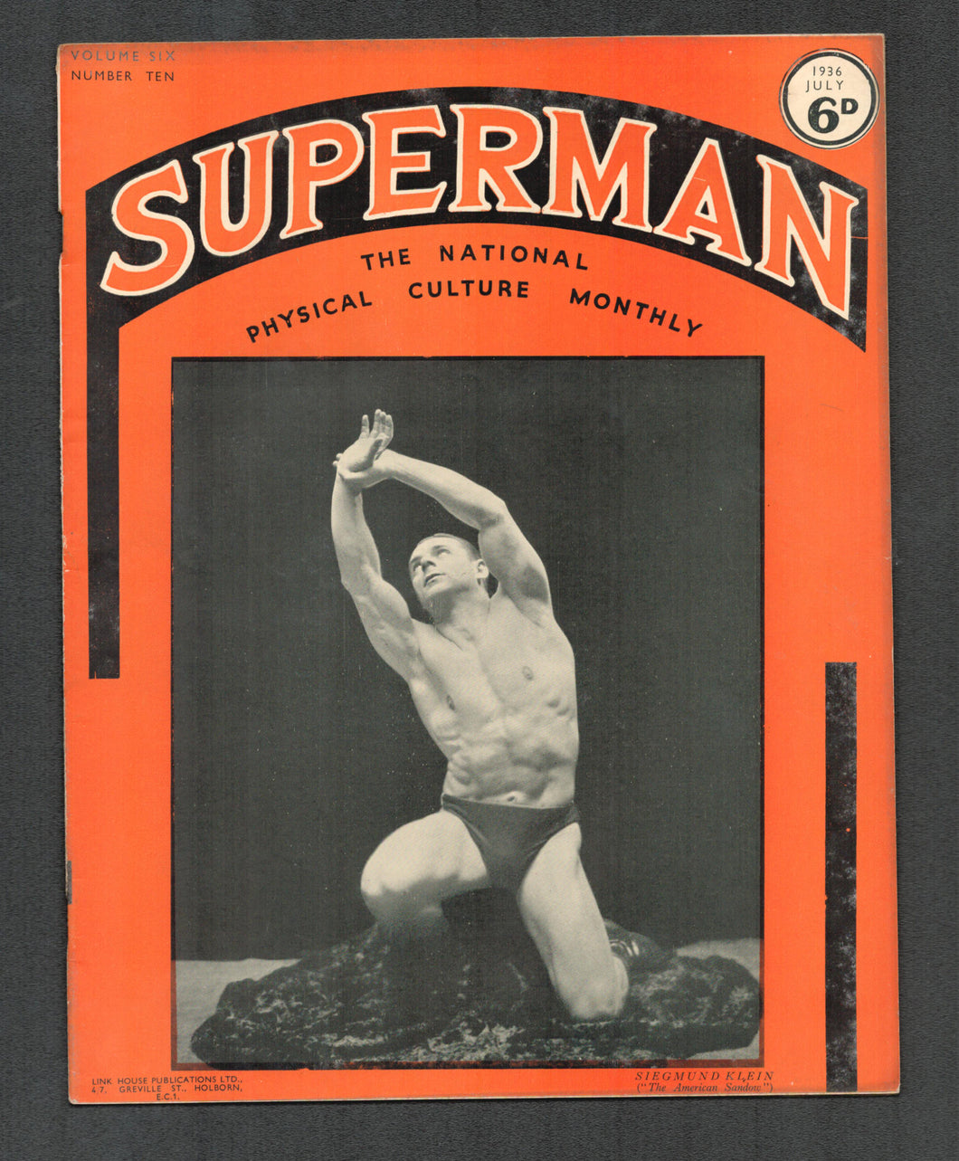 Superman Vol 6 No 10 July 1936
