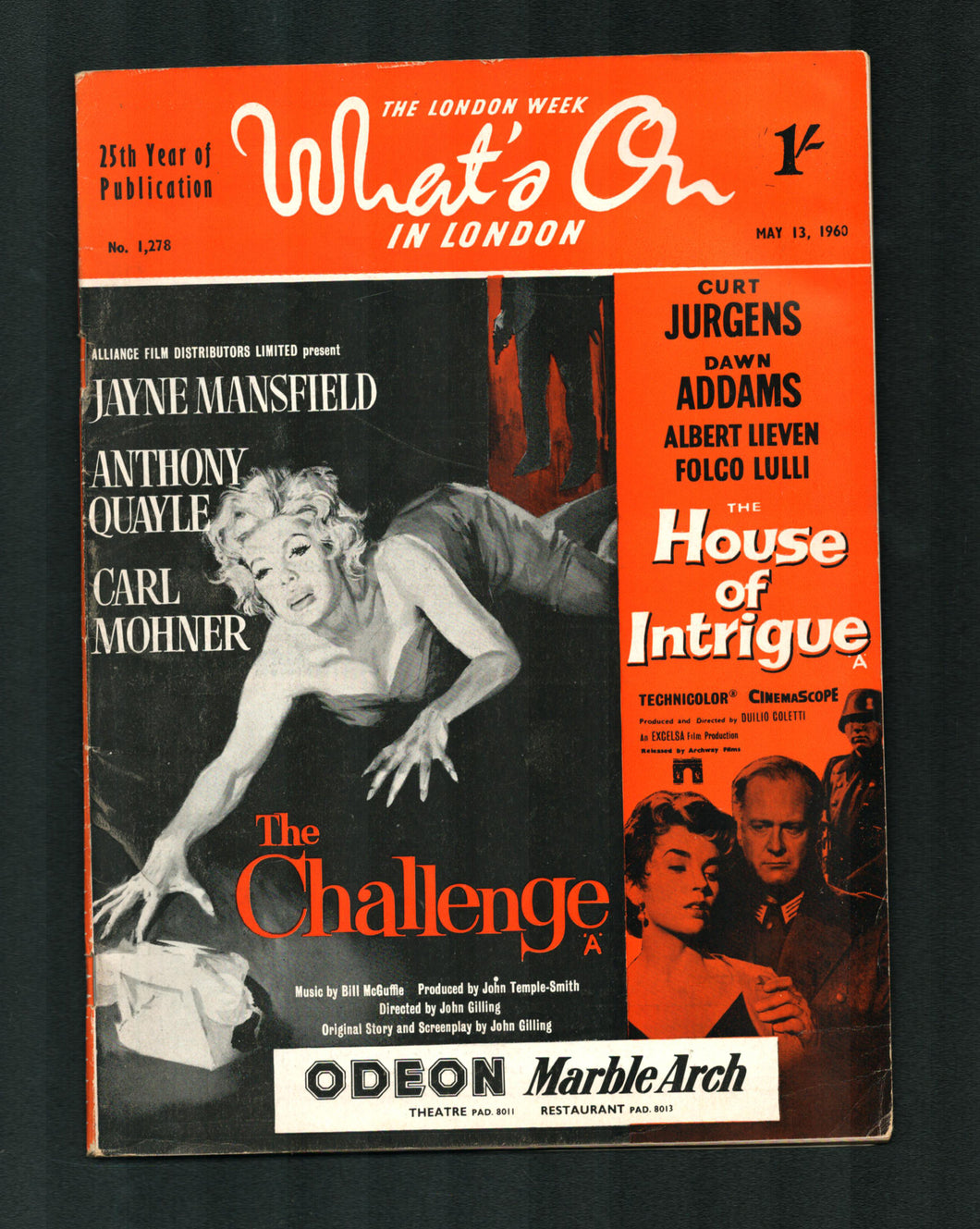 Whats On In London No 1278 May 13 1960