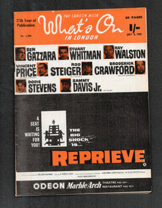 Whats On No 1390 July 6 1962