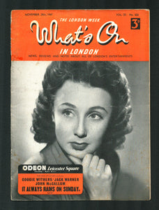 Whats on in London No 628 Nov 28 1947