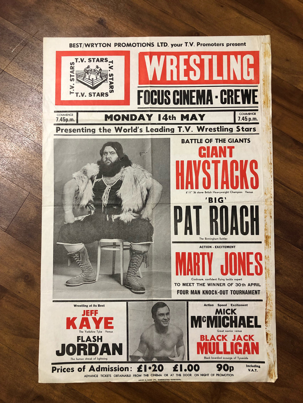 Wrestling Focus Cinema Crewe May 14