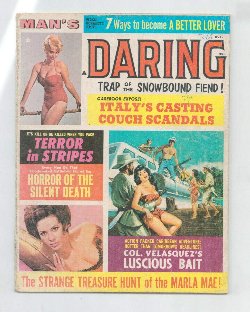 Mans Daring Vol 7 No 2 Oct 1966