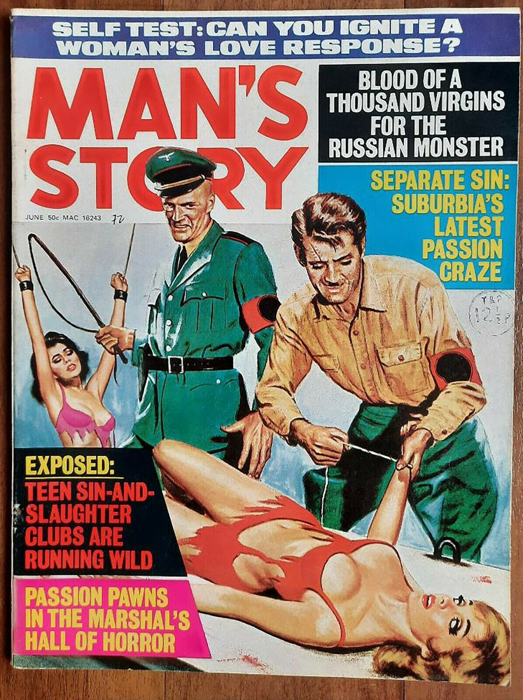 Man's Story Vol 13 No 3 June 1972
