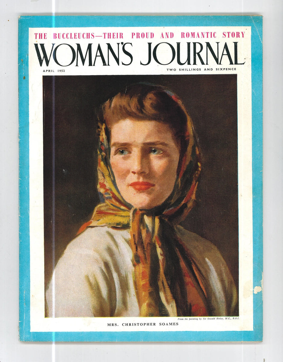 Woman's Journal April 1952 Vintage Magazine Company