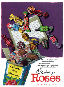 Cadburys Roses 1957 Art Print