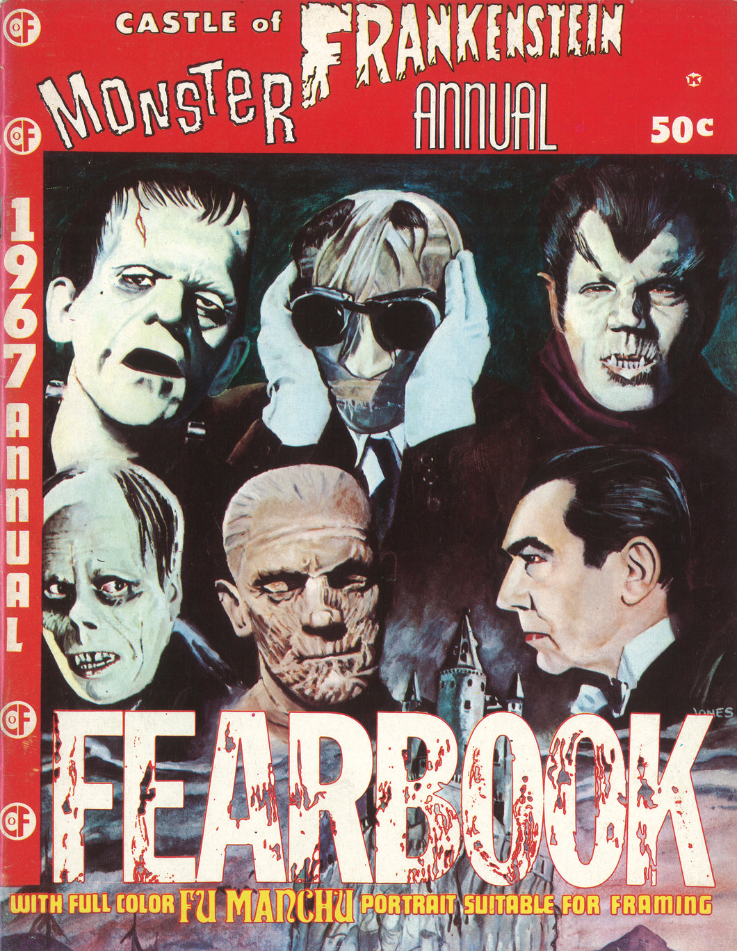 Castle of Frankenstein Monster Annual Art Print