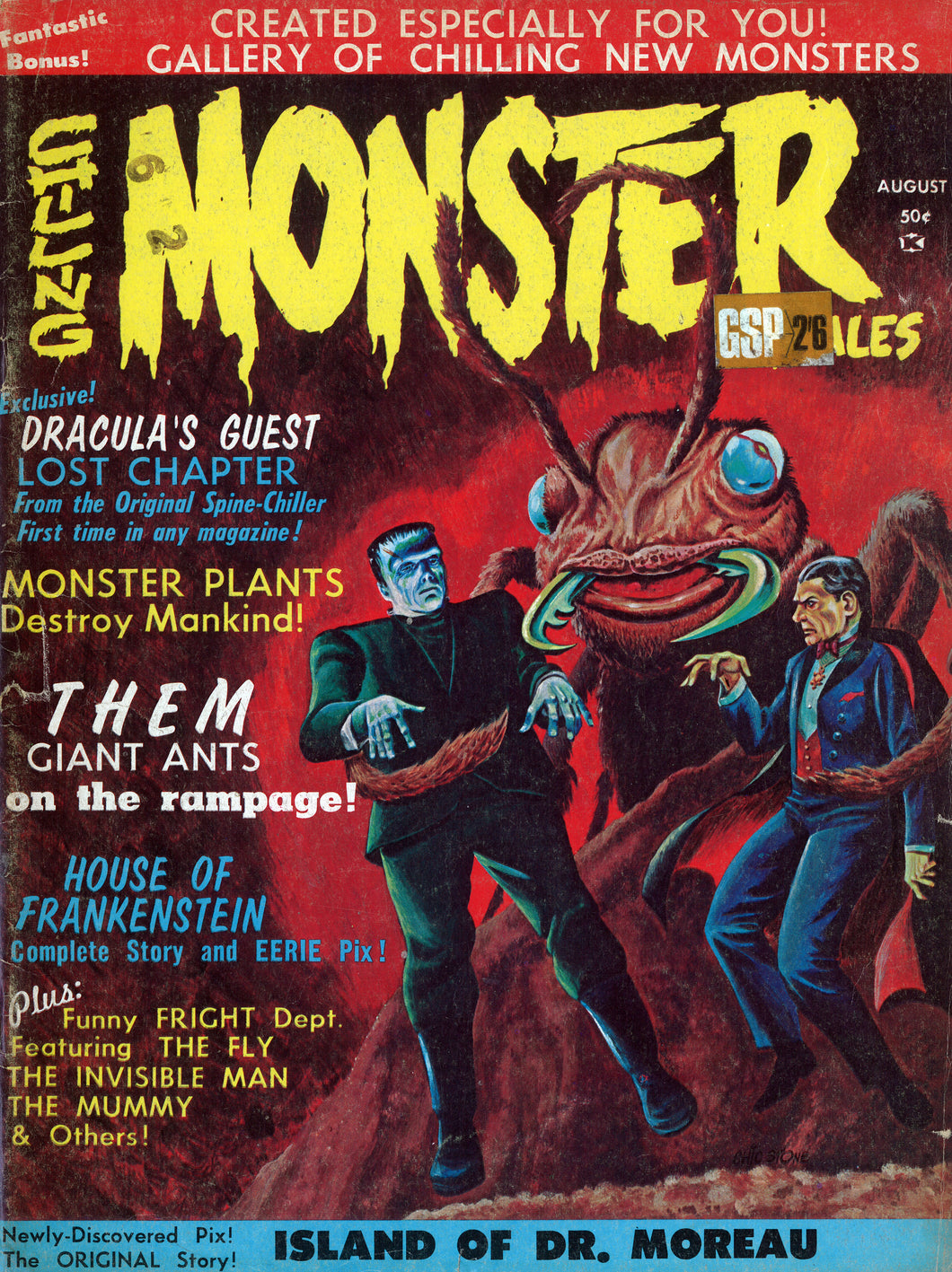 Chilling Monster Tales Aug Art Print