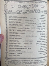 Load image into Gallery viewer, College Life US Feb 1931
