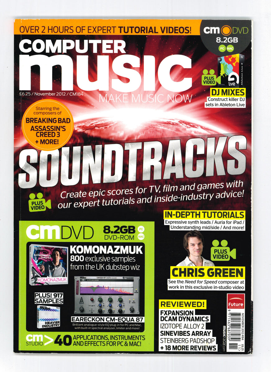 Computer Music No 184 Nov 2012 – Vintage Magazine Company
