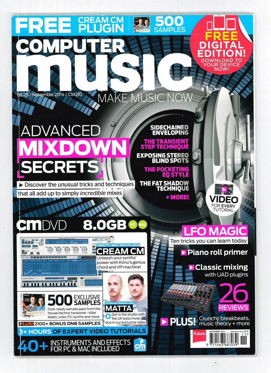 Computer Music No 210 Nov 2014 – Vintage Magazine Company