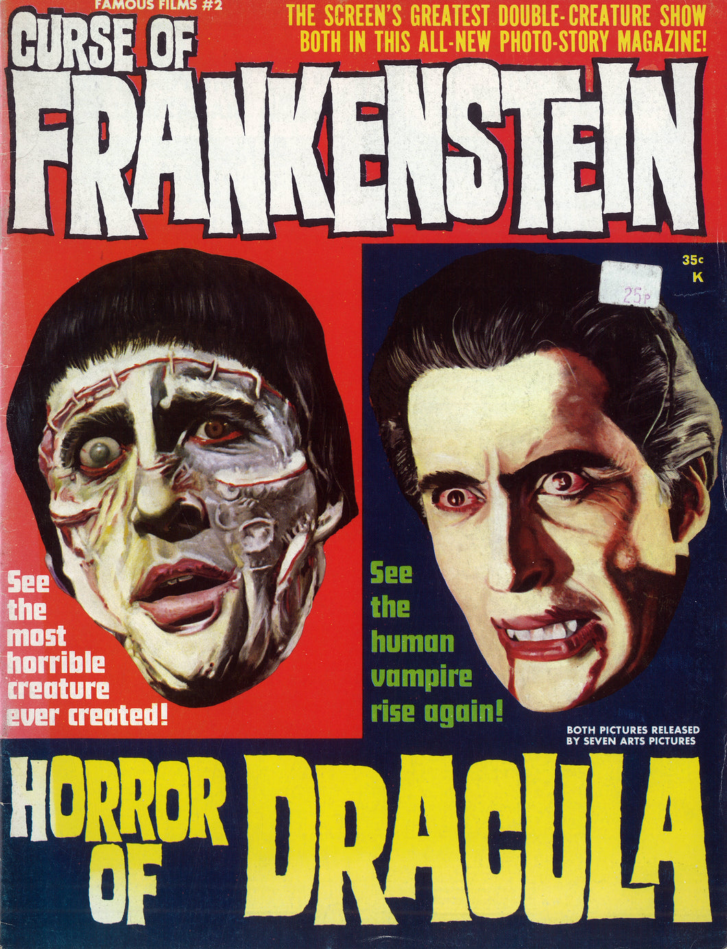 Curse of Frankenstein No 2 Horror of Dracula Art Print