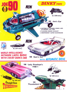 Dinky Toys Joe 90 and Thunderbirds Art Print