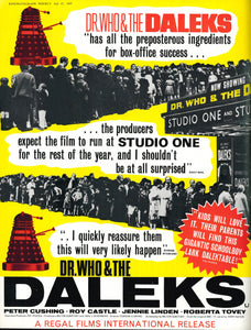 Dr Who & The Daleks Art Print