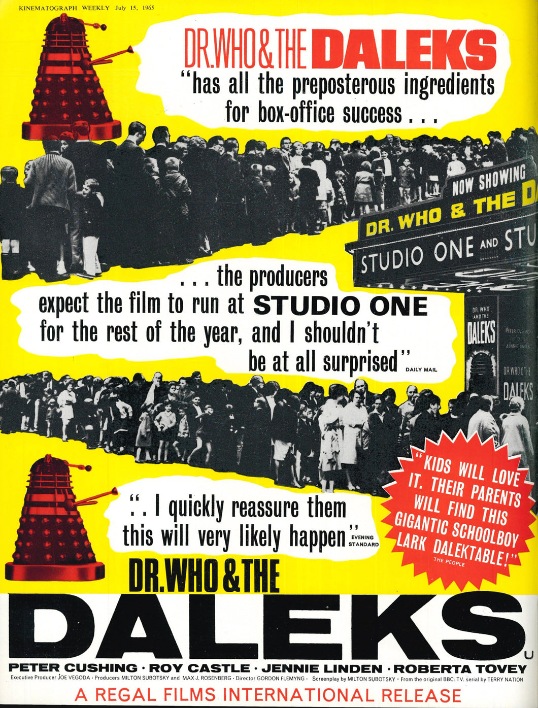 Dr Who & The Daleks Art Print