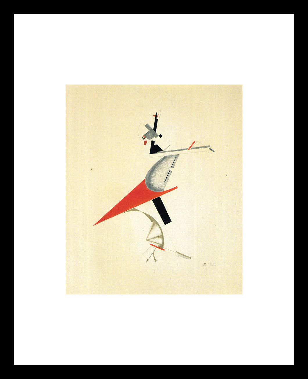 El Lissitzky Zankstifter 1923 Window Mounted Tear sheet