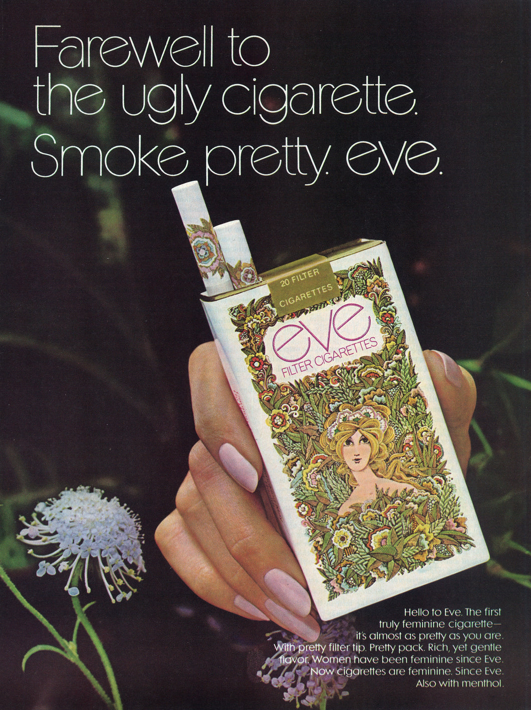 Eve Filter Cigarettes Art Print