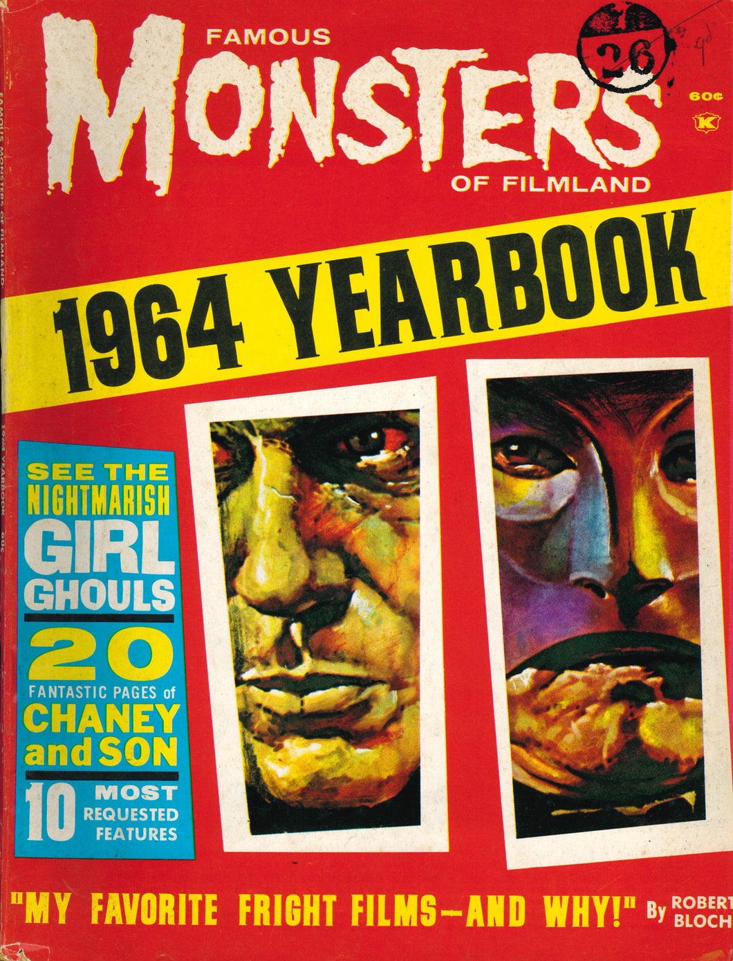 Famous Monsters Of Filmland 1964 Yearbook Art Print Vintage Magazine