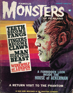 Famous Monsters Of Filmland Aug 1963 Art Print