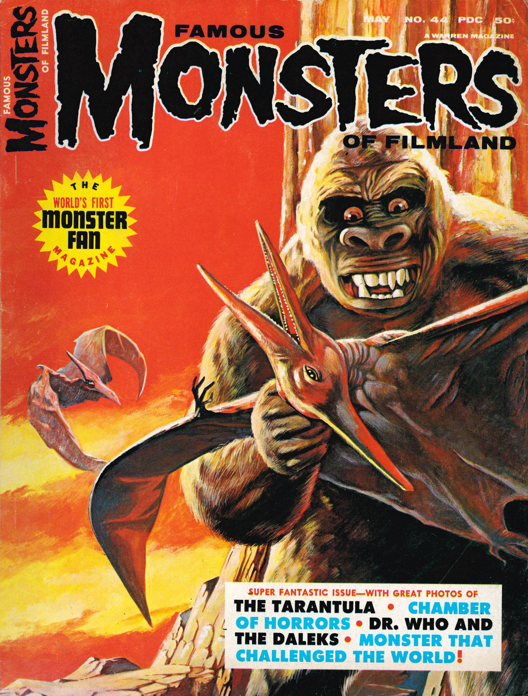 Famous Monsters Of Filmland No.44 May 1967 Art Print