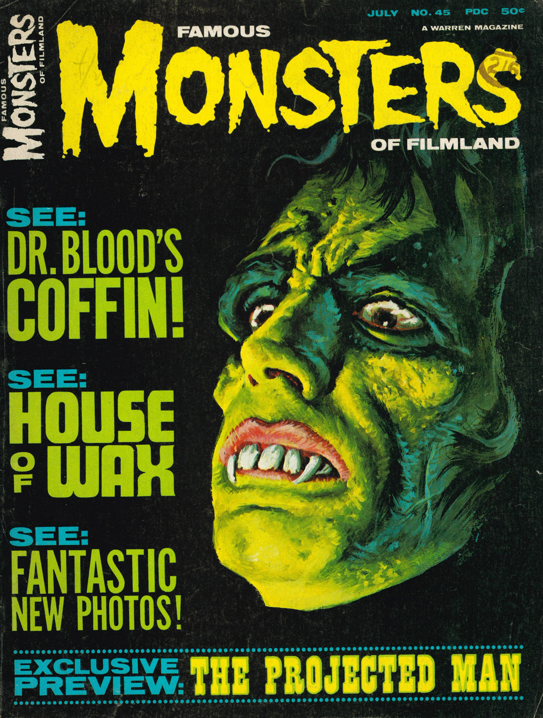 Famous Monsters Of Filmland No.45 July 1967 Art Print