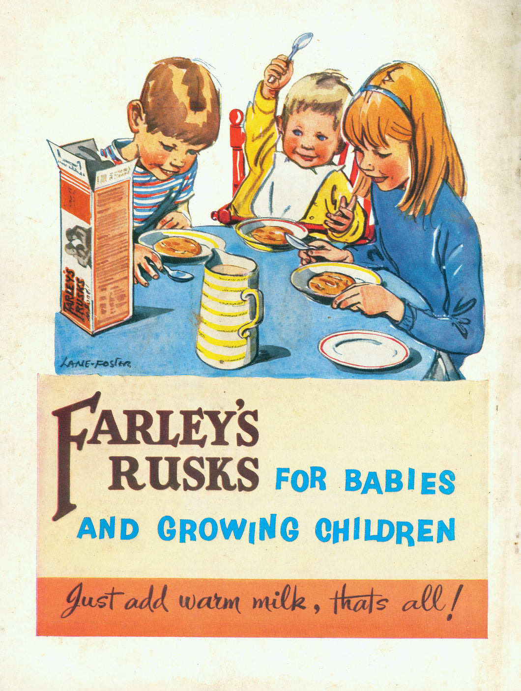 Farley's Rusks 1957 Art Print