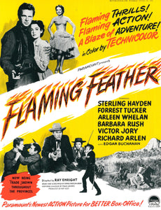 Flaming Feather Art Print