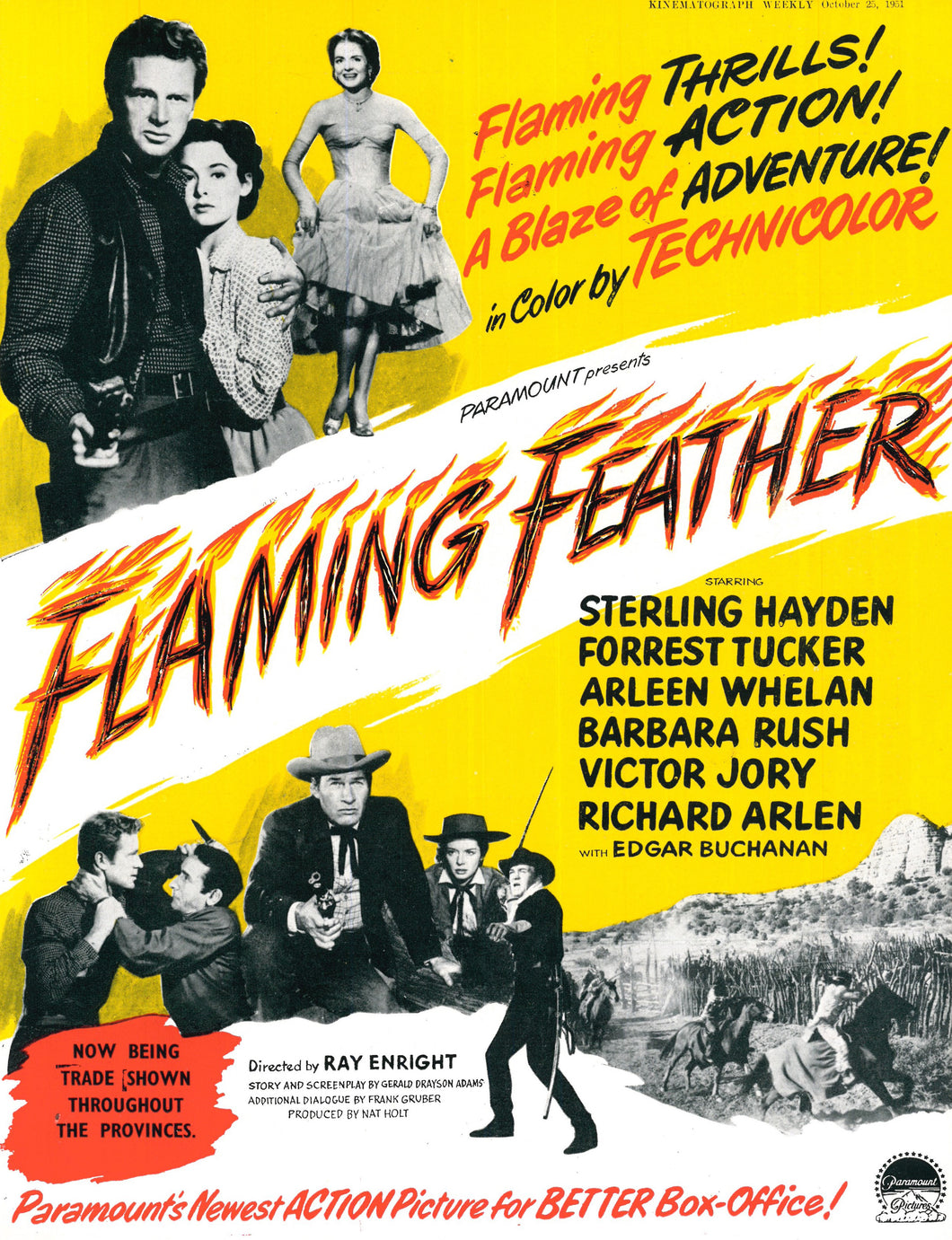 Flaming Feather Art Print