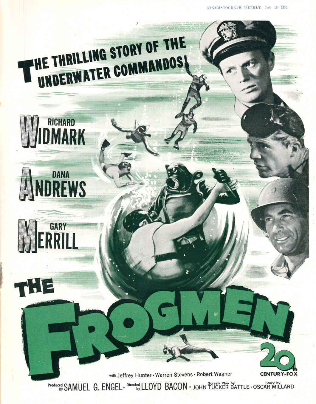 Frogmen Art Print