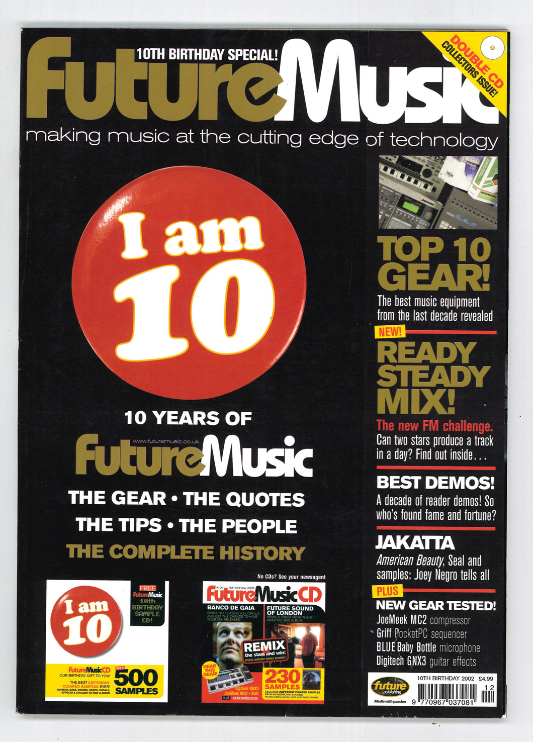Future Music No 129 10th Birthday 2002