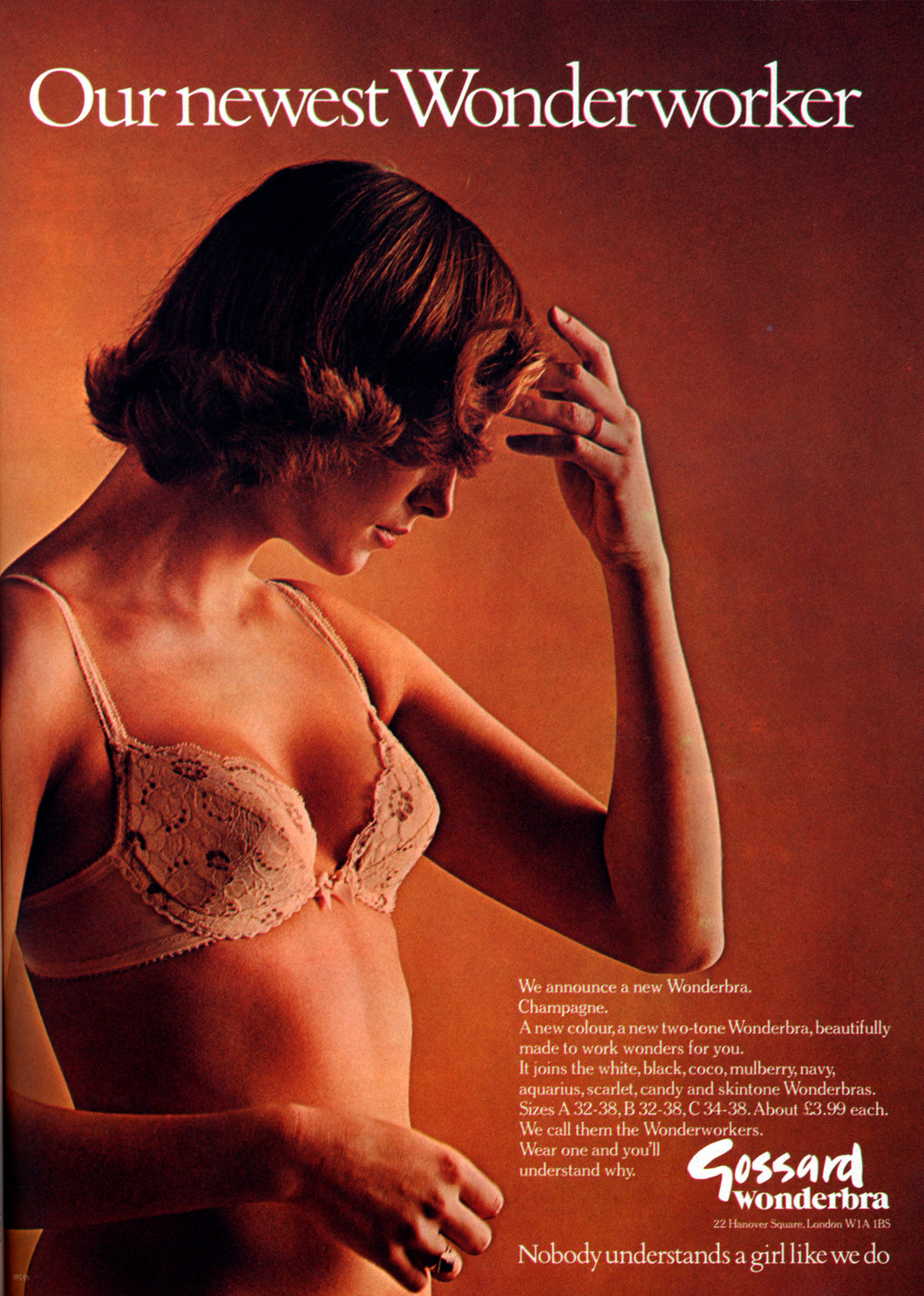 Gosssard Wonderbra Advert Art Print