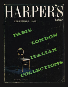 Harper's Bazaar Sept 1958