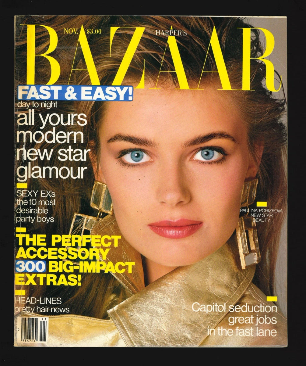 Harpers Bazaar US Nov 1987 – Vintage Magazine Company
