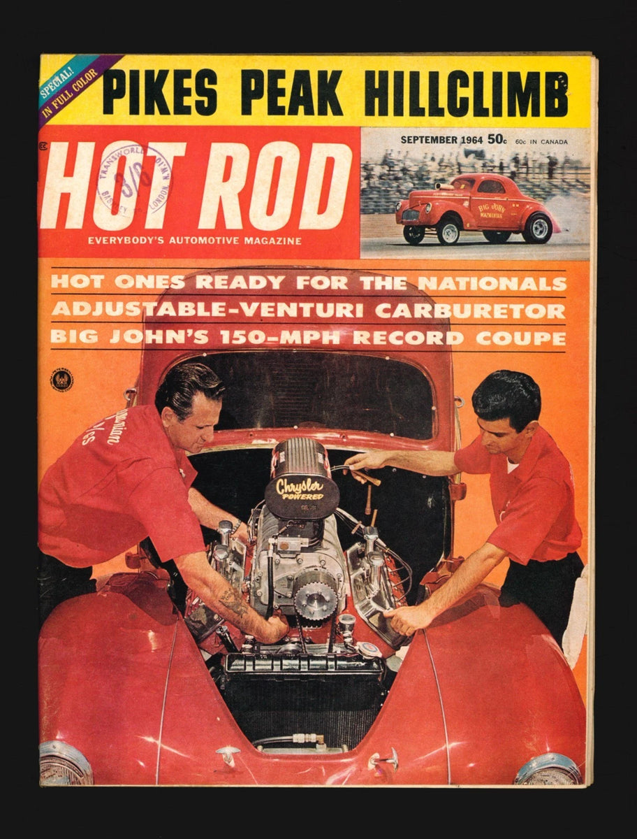 Hot Rod Sept 1964 – Vintage Magazine Company