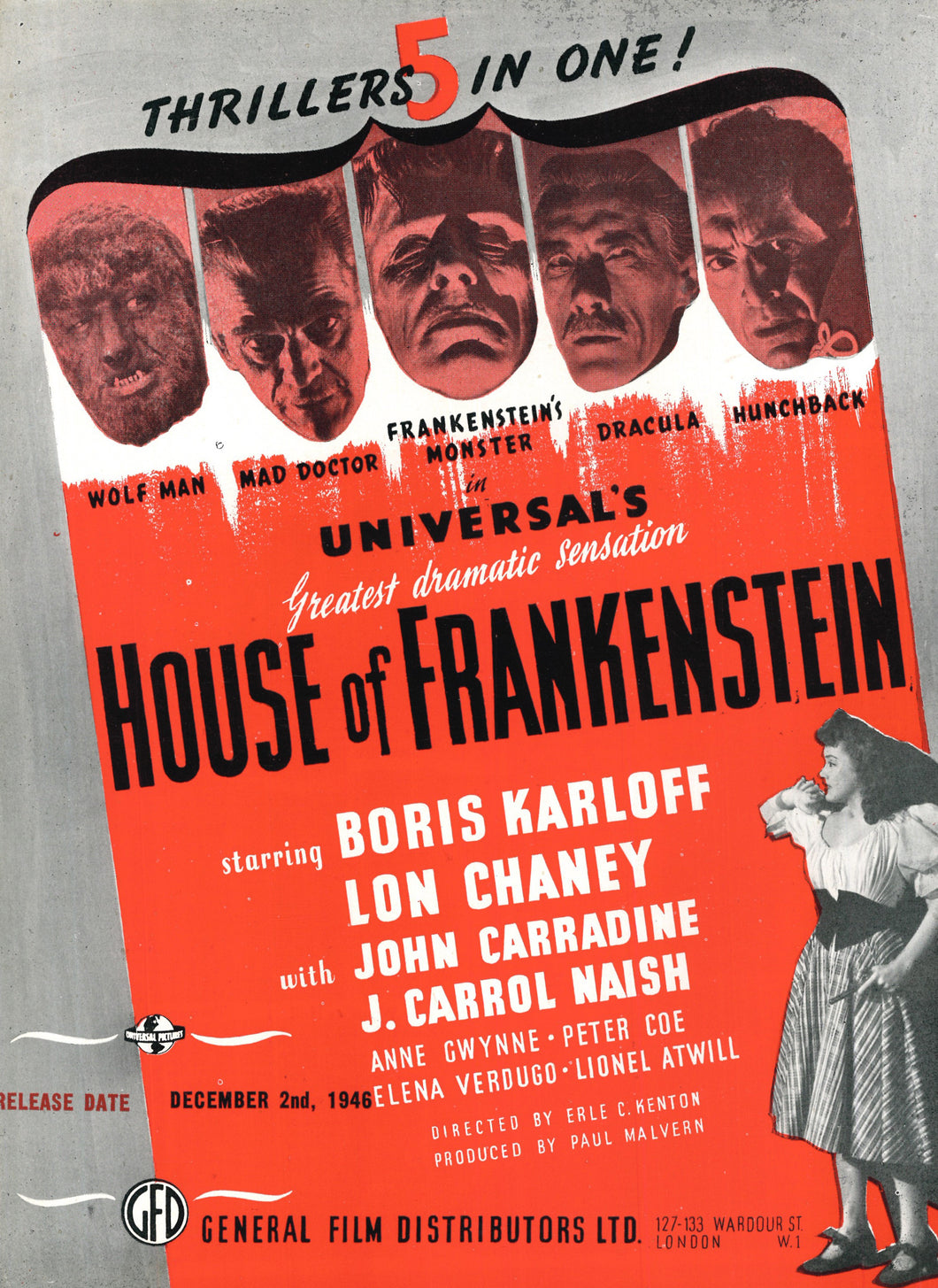 House of Frankenstein Art Print
