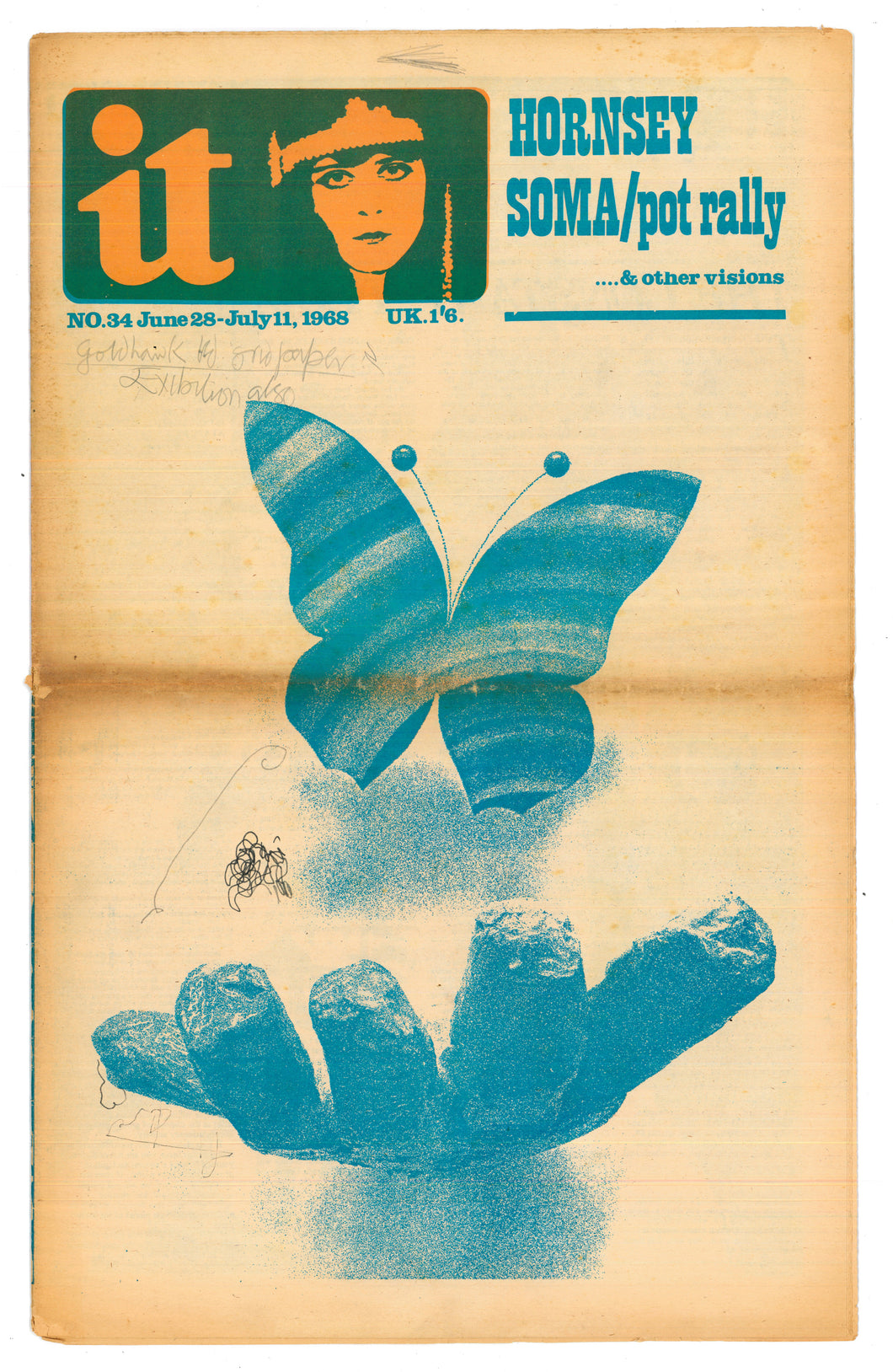 International Times No 34 June 28 -  July 11 1968