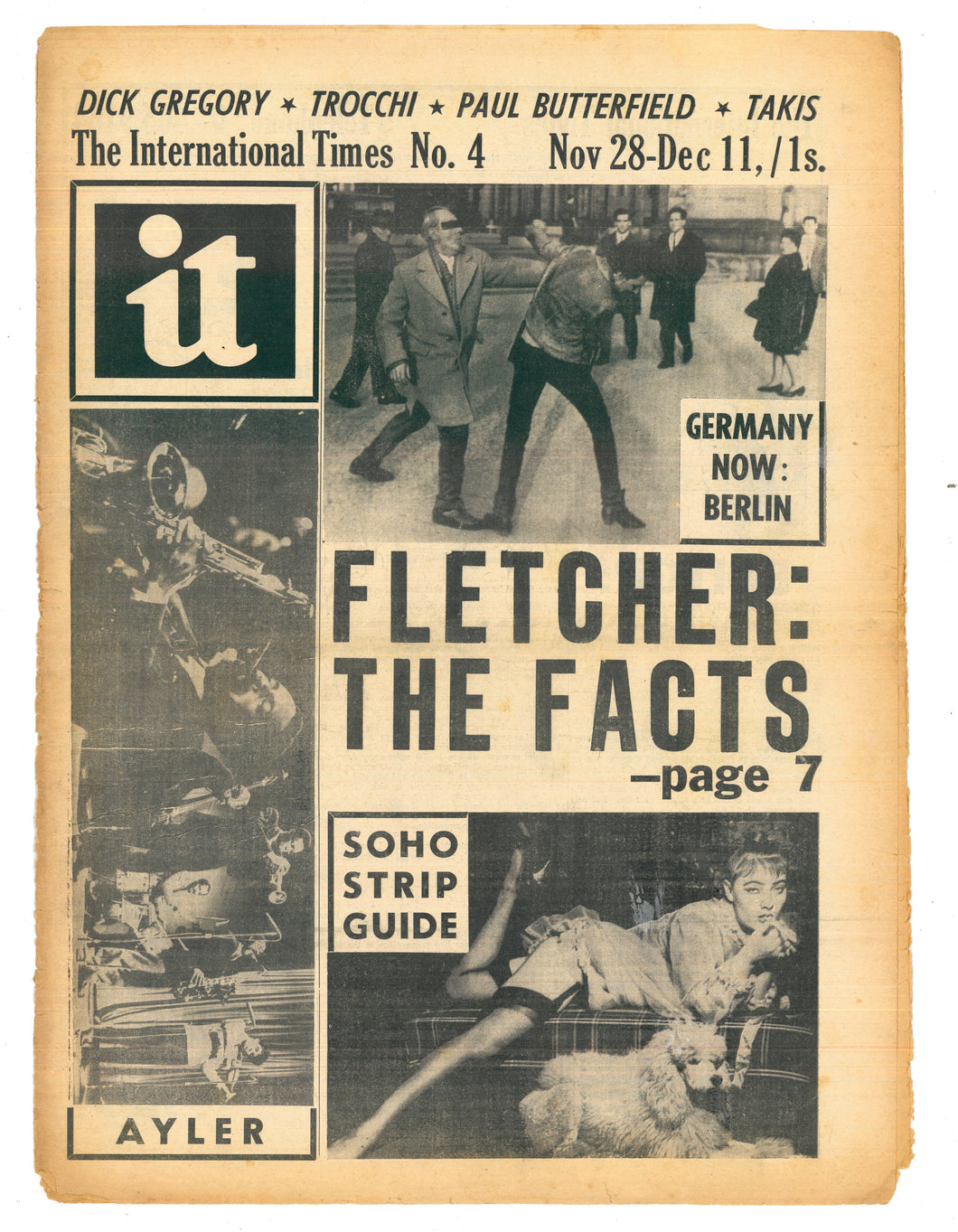 International Times No 4 Nov 28 - Dec 11 1966