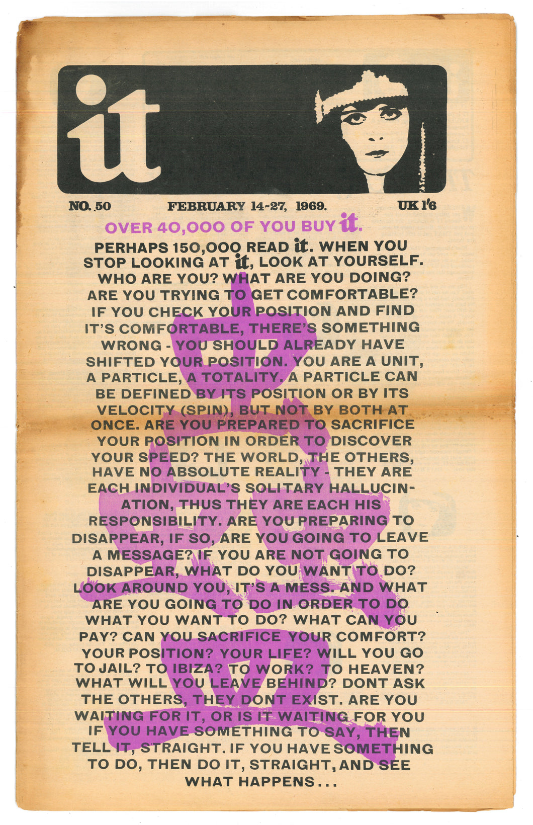 International Times No 50 Feb 14-27 1969