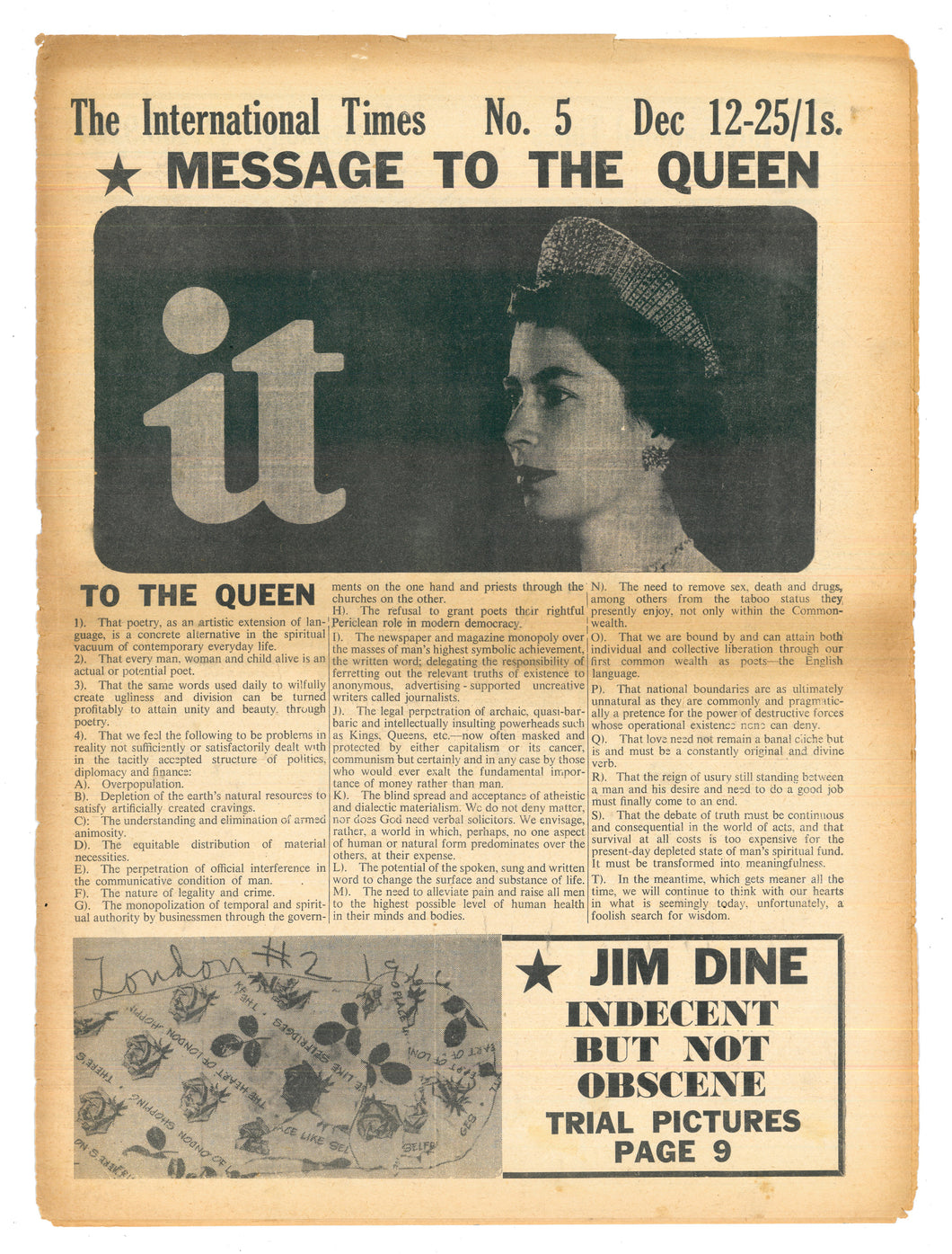 International Times No 5 Dec 12 - 25 1966